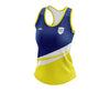 Custom Singlet Blue, White & Yellow